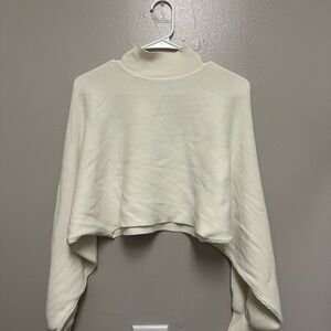 Fashion Nova Off-White Ribbed Sweater